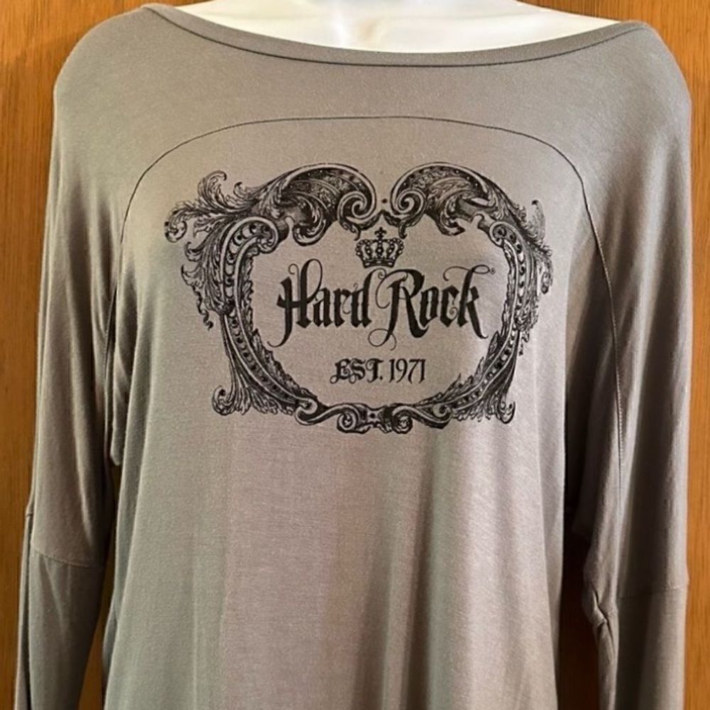 Hard Rock Couture grey Tee sz M